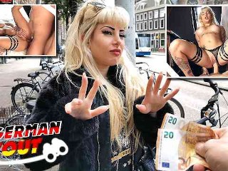 GERMAN SCOUT - REAL MENINA HOLANDESA KITANA FODA ANAL ÁSPERA NA FUNDIÇÃO DE PICKUP DE RUA