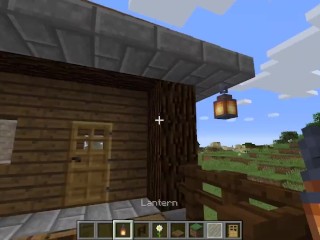 How to make an Elevated Starter House really Easy in Minecarft