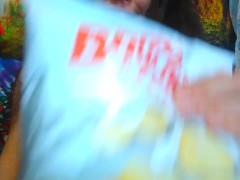 Naked Food Fetish Slut TEASES You with a Chubby Girl Treat Plastic Bag Potato Chips Junk Food Yay