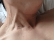 Preview 2 of Explore my body, hike up mountainous muscles to get swallowed, and be shot out through my thick cock