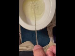Just taking a leak
