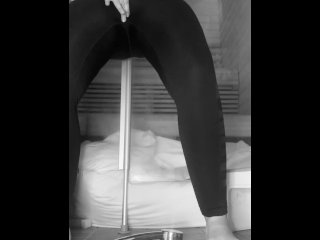 pissing and brings herself to orgasm, squirting milky_tits
