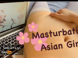 Asian Students Masturbating while Watching Videos of Famous Japanese Adult Actresses - Suzu Sakuragi