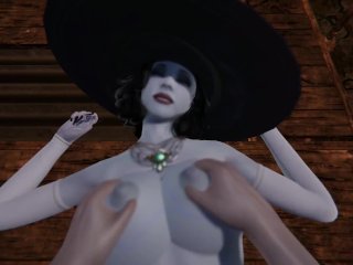 Milky Mommy Lady Dimitrescu Gets_Creampied from Your POV - Resident Evil_Village Hentai