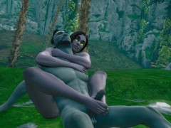 [RESIDENT EVIL] Леди Димитреску Footjob Compilation [3D Hentai]