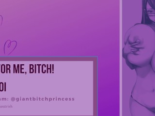 Hot Sadist Domme vous ordonne de jouir pour elle! F4M JOI pour les garçons masochistes - porno audio érotique