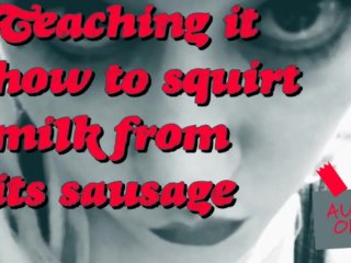 Ensinando o Porco a Esguichar Leite De Sua Salsicha ITS MY VOICE PITCHSHIFTED