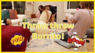 Adriana Chechik And I Are Playing Throw Throw Burrito