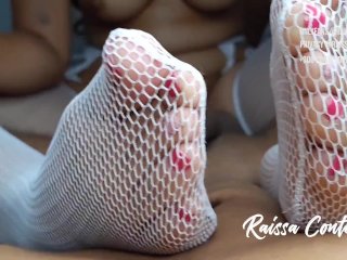 fishnets_footjob and massage by Raissa Conte