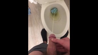 taking a piss on the mask I nutted on