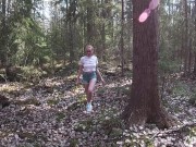 Preview 1 of Girl Sucking Dick Stranger and had Anal Sex until Creampie in the Forest