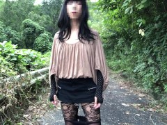 【女装】廃道でちょっとだけ露出した。2 - Screenshot 6 of 16 - Handcuffs