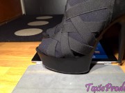 Preview 5 of High heels toying with Ipad