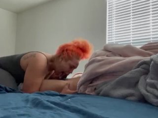 LightskinnedBbw Gives Sloppy Blowjob_in the Morning