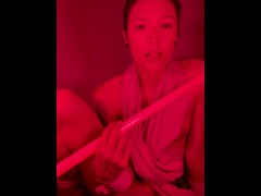 Rey Fucks Darth Vader’s lightsaber 