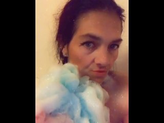 reality, bath, mature, vertical video