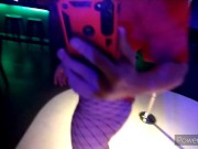 Preview 5 of Femboy Trap getting FUCKED in Fishnet by Step Dad