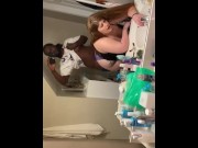 Preview 3 of OF @noturbabymoms Redhead BBW Pawg gets fucked by BBC step bro in parents house