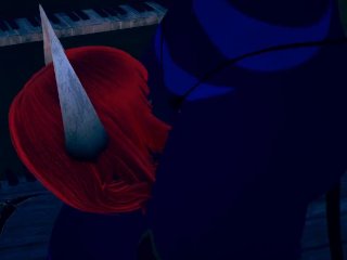 Three Lesbian Demon Having_Night Fun