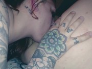 Preview 3 of Sensual lesbian pussy for dessert