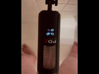 pov blowjob, hands free cum, old young, 60fps