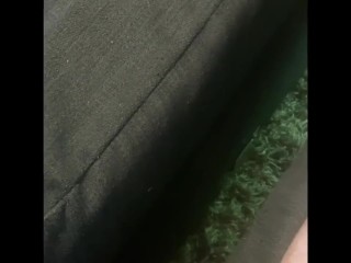 SNEAKY PEE ON FLOOR AND BETWEEN COUCH PISSING PEE DADDYRevan