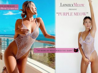 LonelyMeow Mia in PURPLE MEOW - long teaser preview