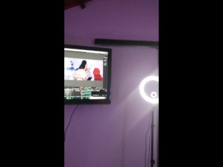 Horny skinny girl sends me a video in her underwear