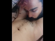 Preview 1 of Sucking my transboyfriend big clit