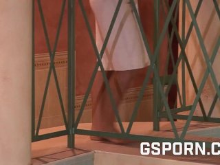 Fucking hard the ass of sexy blonde czech milf hungry of anal sex