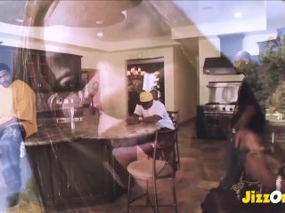 Jizz O Rama - Ebony w/ Big Ass & Big tits Get A Gang Bang