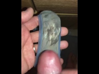 Licking my Wifes Dirty Panties from the Laundry before & after Cumming in Them, Tastes so Good - Pornhub Gay