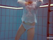 Preview 4 of Hot babe Melisa Darkova dressed underwater