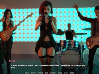 2d animated game, game walkthrough, russian voice, become rock star