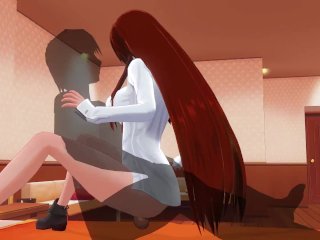 3D HENTAI SteinsGate Kurisu Makise fucking and orgasm