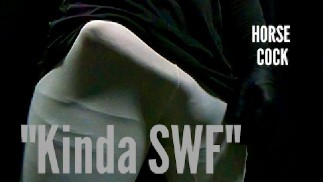 Kinda SFW / Énorme bite en blanc Stretch legging coq taquiner sans nudité POV