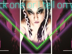 stepsister is telling your stepmom that you are a fag unless you suck her cute boyfriend off