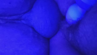 Hairy bbw pussy gets creampied