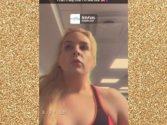 TS Amethyst Marie Acting Naughty at the Gym PT. 1