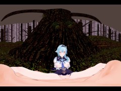 [VR 360 4K] Eula Genshin licking boobs