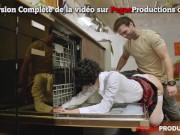 Preview 2 of Pegas Productions - Coincée dans le Lave-Vaissaile & Baisée Fort