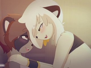 romantic sex, furry animation, romantic, cumshot