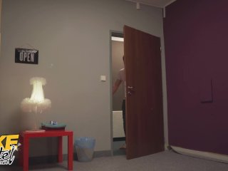 Fake Hostel Threesome With Manager Latina & Skinny Tattoo Babe screenshot number 1