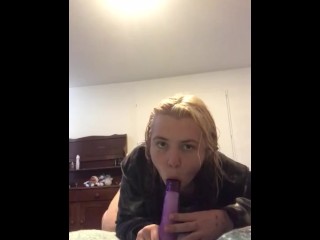 THIS PURPLE DILDO HAD NOTHING ON ME