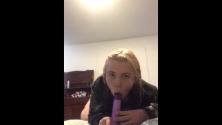 THIS PURPLE DILDO HAD NOTHING ON ME 