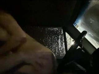 Public Creampie for this College Slut