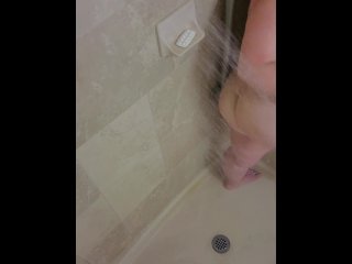 Off Camera Solo Milf Morning Shower Video Washing with Lots of Bubbles& Getting_Wrough