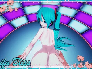 hatsune miku, hatsune miku xxx, point of view, doggystyle pov