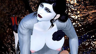 Young man fucked standing Alcina Dimitrescu