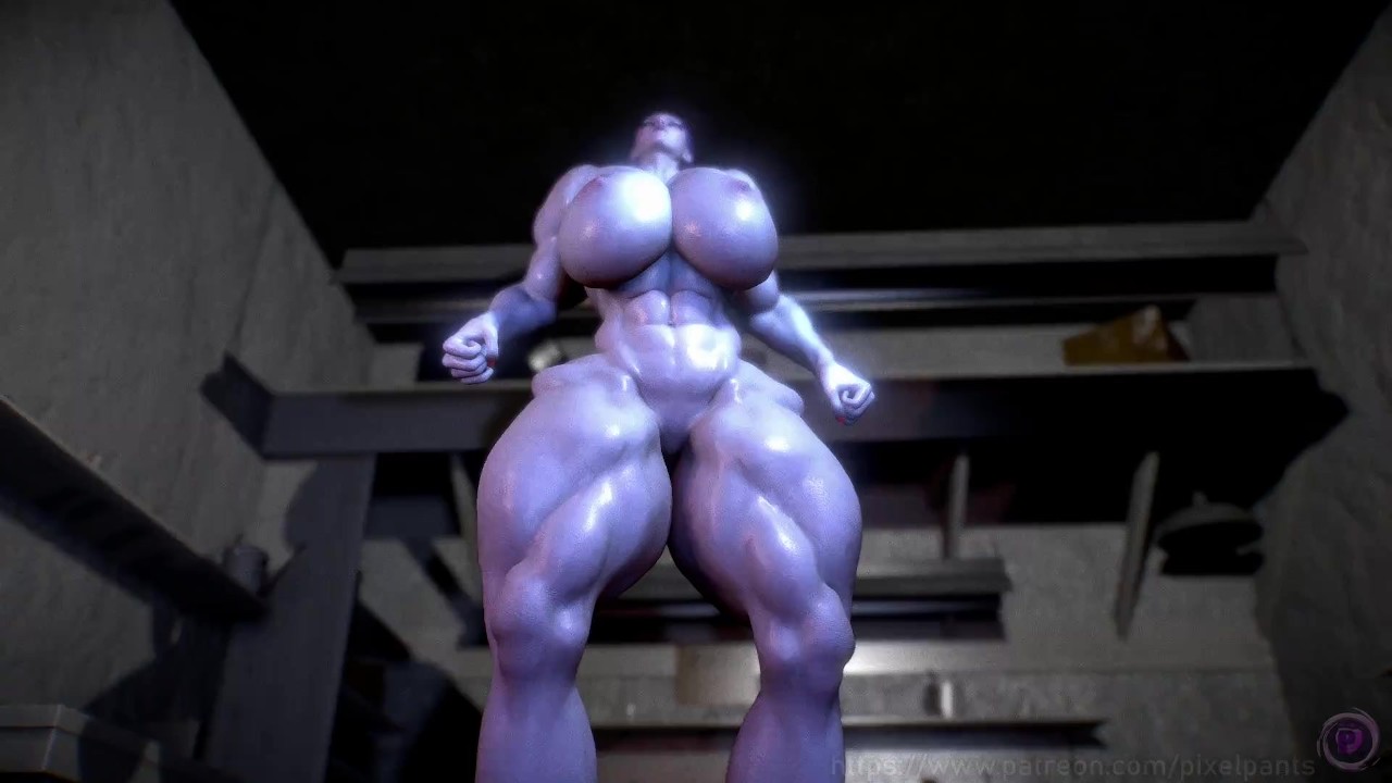 Female muscle growth animation porn